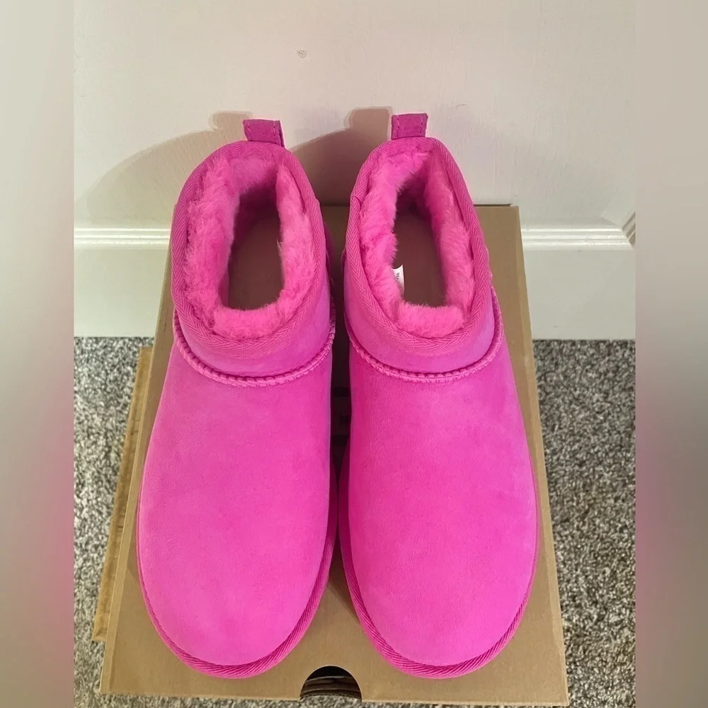 UGG® Australia Carnation Classic Ultra Mini Suede Boots